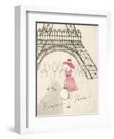 Sketchbook Paris I-Lottie Fontaine-Framed Art Print