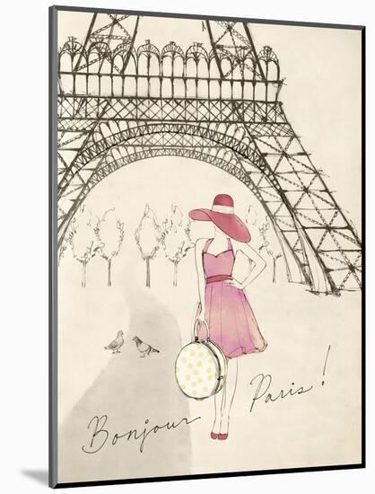 Sketchbook Paris I-Lottie Fontaine-Mounted Art Print