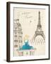 Sketchbook Paris II-Lottie Fontaine-Framed Giclee Print
