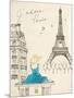 Sketchbook Paris II-Lottie Fontaine-Mounted Giclee Print