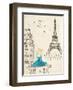 Sketchbook Paris II-Lottie Fontaine-Framed Art Print