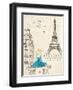 Sketchbook Paris II-Lottie Fontaine-Framed Art Print