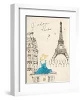 Sketchbook Paris II-Lottie Fontaine-Framed Art Print