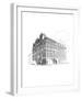 Sketchbook Playhouse-School of Padua-Framed Giclee Print