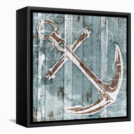 Sketched Anchor-OnRei-Framed Stretched Canvas