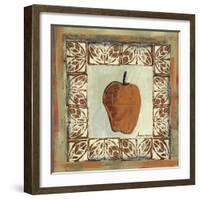 Sketched Apple-Martin Quen-Framed Art Print