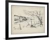 Sketched Barn View II-Jennifer Parker-Framed Art Print