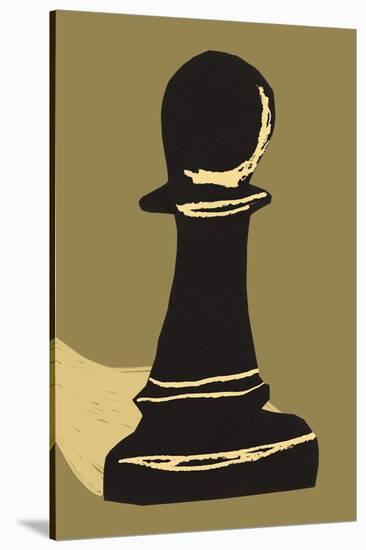 Sketched Chess - Pawn-Chloe Watts-Stretched Canvas