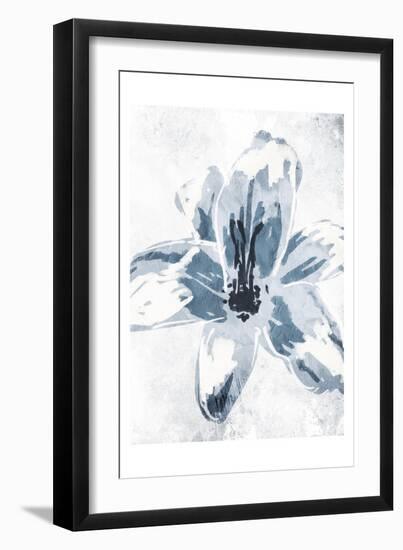 Sketched Cool Flower-OnRei-Framed Art Print