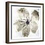 Sketched Cream Flower Mate-OnRei-Framed Art Print