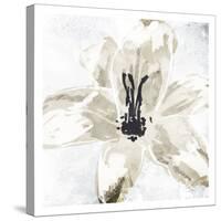 Sketched Cream Flower-OnRei-Stretched Canvas