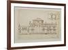 Sketched Design For a Domed Building-Robert Adam-Framed Giclee Print