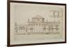 Sketched Design For a Domed Building-Robert Adam-Framed Giclee Print