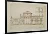 Sketched Design For a Domed Building-Robert Adam-Framed Giclee Print