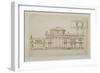 Sketched Design For a Domed Building-Robert Adam-Framed Giclee Print