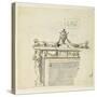 Sketched Design for a Fireplace-Robert Adam-Stretched Canvas
