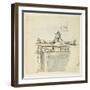 Sketched Design for a Fireplace-Robert Adam-Framed Giclee Print