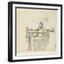 Sketched Design for a Fireplace-Robert Adam-Framed Giclee Print