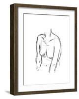 Sketched Figure I-Annie Warren-Framed Art Print