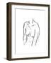 Sketched Figure I-Annie Warren-Framed Art Print