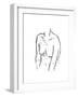 Sketched Figure I-Annie Warren-Framed Art Print