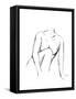 Sketched Figure II-Annie Warren-Framed Stretched Canvas