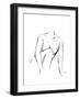 Sketched Figure II-Annie Warren-Framed Art Print