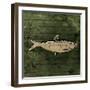 Sketched Fish-OnRei-Framed Art Print