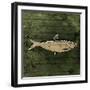 Sketched Fish-OnRei-Framed Art Print