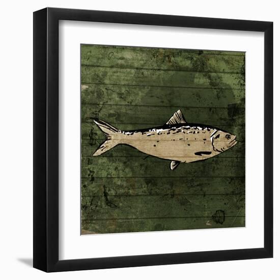 Sketched Fish-OnRei-Framed Art Print