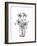 Sketched Floral - Thrive-Manny Woodard-Framed Giclee Print