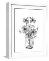 Sketched Floral - Thrive-Manny Woodard-Framed Giclee Print