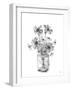 Sketched Floral - Thrive-Manny Woodard-Framed Giclee Print