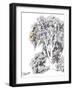 Sketched Forest - Draw-Kristine Hegre-Framed Giclee Print