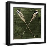 Sketched Oars-OnRei-Framed Art Print