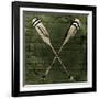 Sketched Oars-OnRei-Framed Art Print