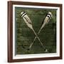 Sketched Oars-OnRei-Framed Art Print