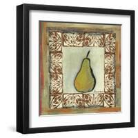 Sketched Pear-Martin Quen-Framed Art Print