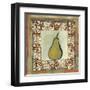 Sketched Pear-Martin Quen-Framed Art Print