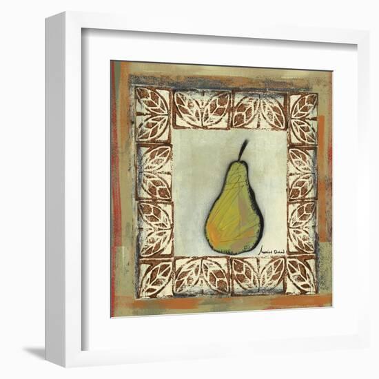 Sketched Pear-Martin Quen-Framed Art Print