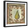 Sketched Pear-Martin Quen-Framed Art Print