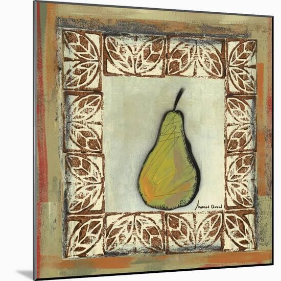 Sketched Pear-Martin Quen-Mounted Art Print
