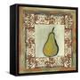 Sketched Pear-Martin Quen-Framed Stretched Canvas