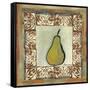 Sketched Pear-Martin Quen-Framed Stretched Canvas