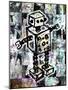 Sketched Robot Color-Roseanne Jones-Mounted Giclee Print