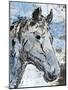 Sketched Rustic Horse-OnRei-Mounted Art Print