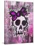 Sketched Skull Princess-Roseanne Jones-Stretched Canvas