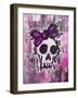 Sketched Skull Princess-Roseanne Jones-Framed Giclee Print