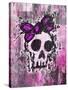 Sketched Skull Princess-Roseanne Jones-Stretched Canvas