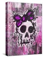 Sketched Skull Princess-Roseanne Jones-Stretched Canvas